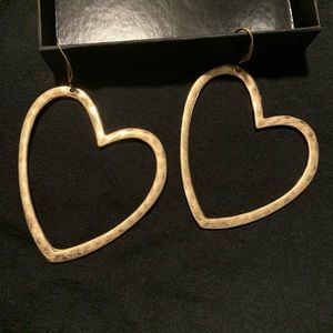 Robert Lee Morris Heart Earrings